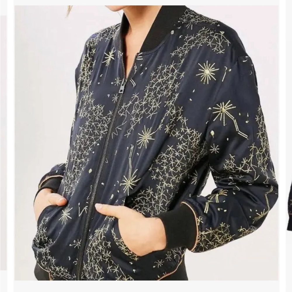 Silence and Noise Constellation Bomber Jacket